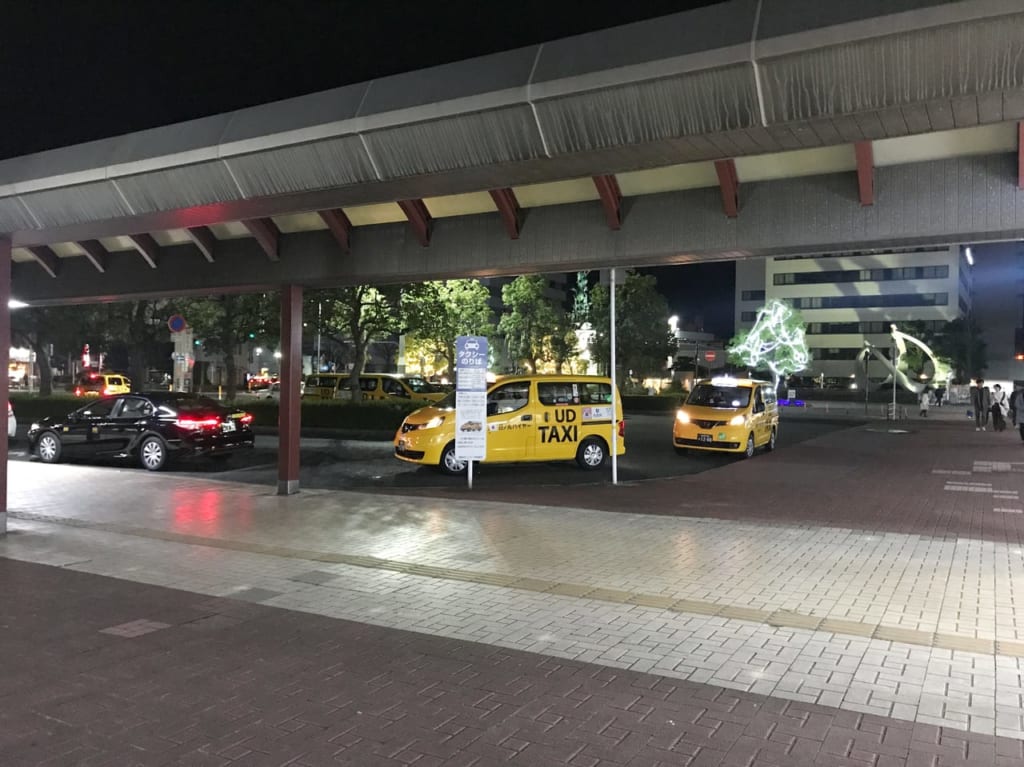鳥取駅前タクシー乗り場