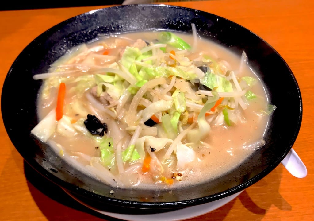 餃子の王将のチャンポン麺