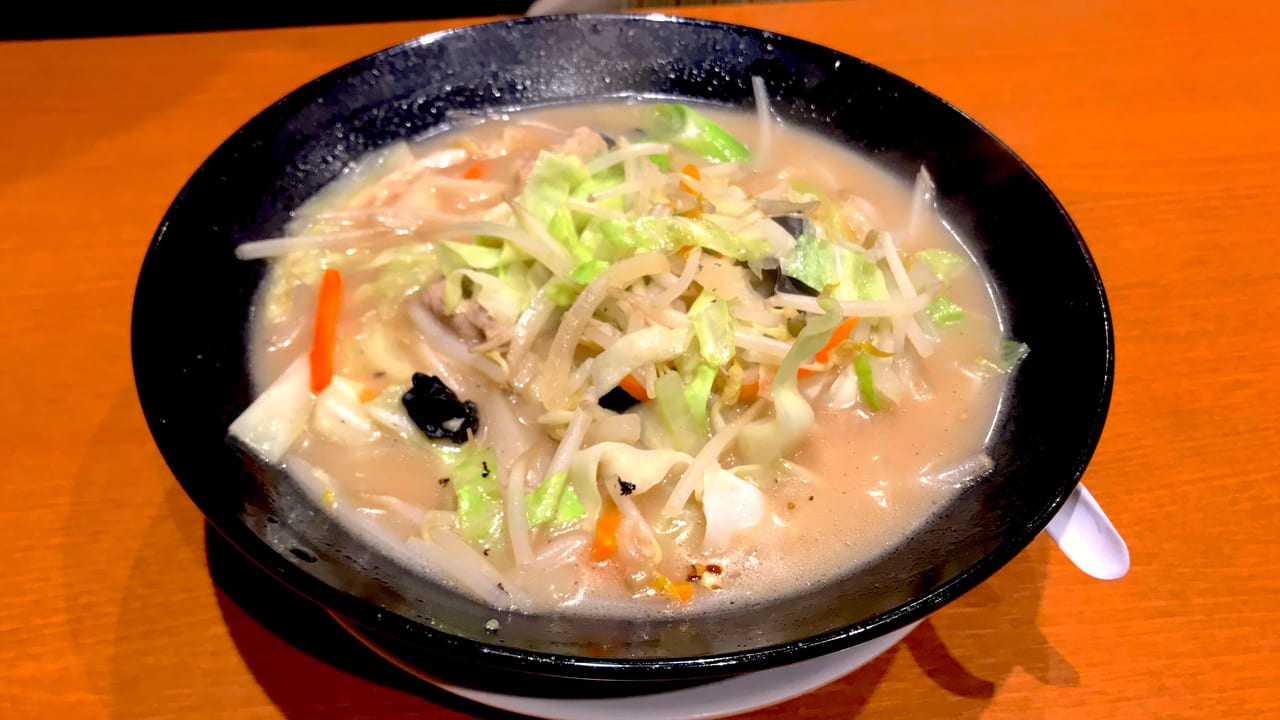 餃子の王将のチャンポン麺