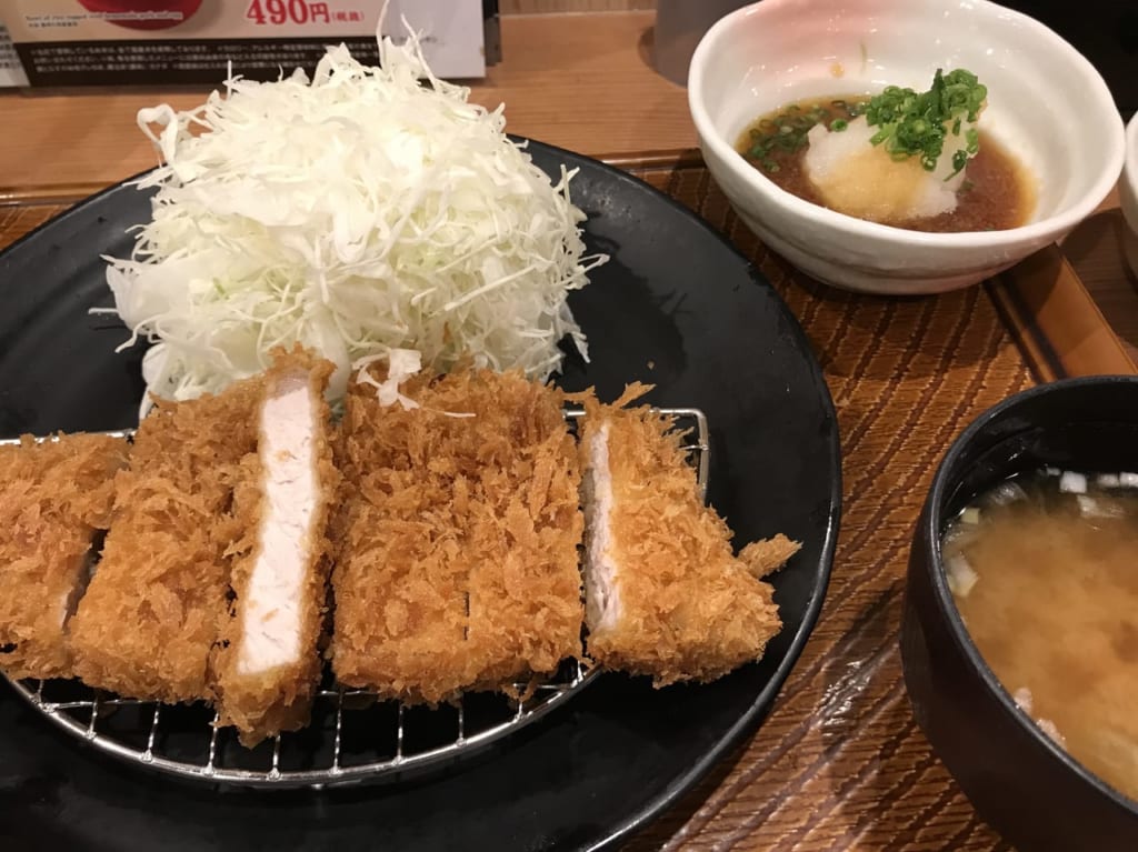 とんから亭の熟成おろしロースカツ定食