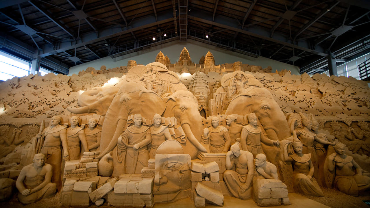 砂の美術館の砂像