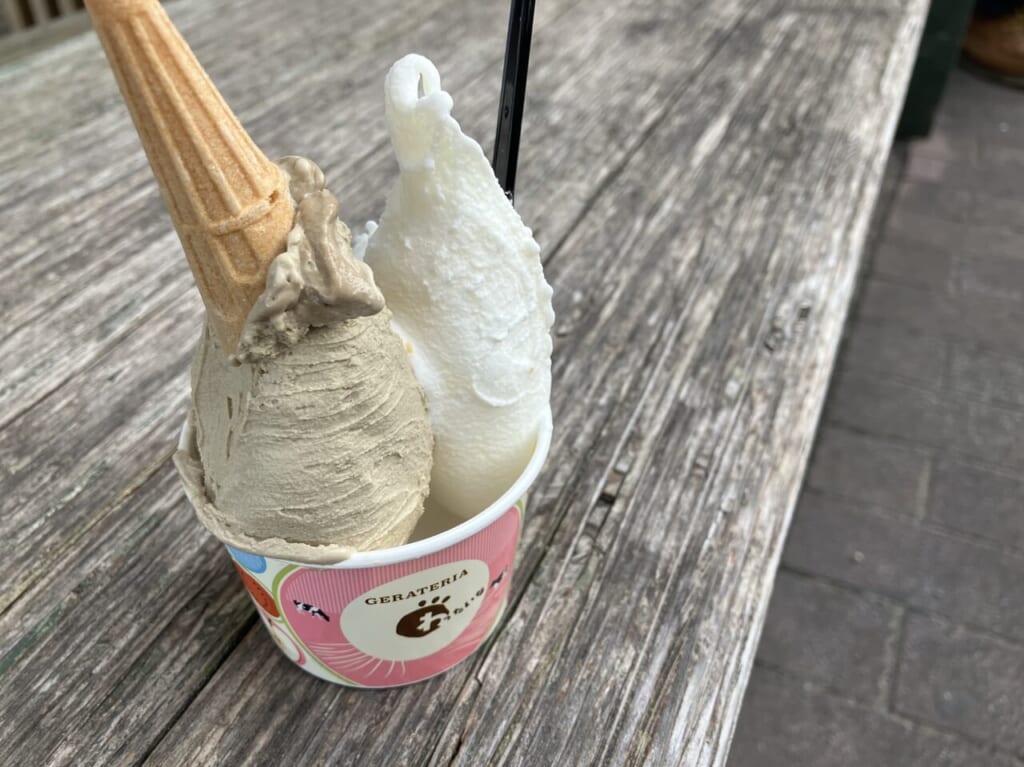 わったいなのジェラテリアの季節限定ジェラート