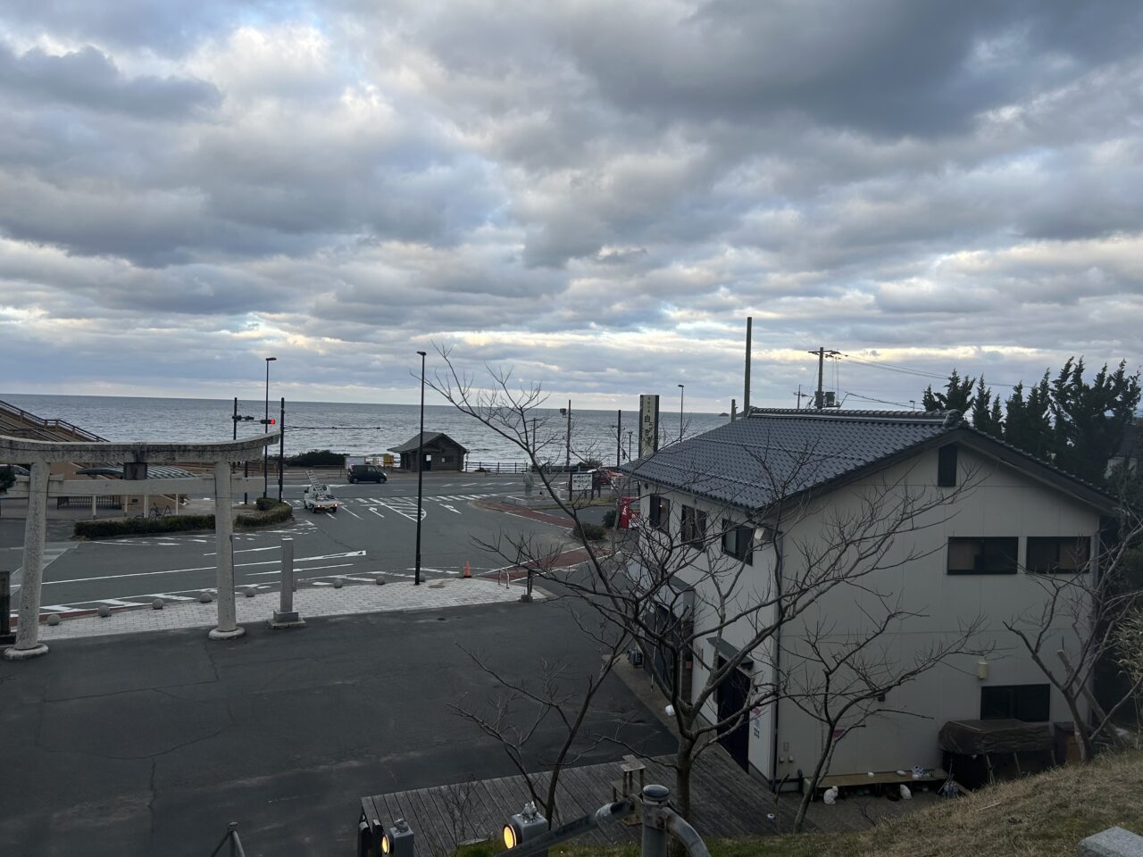 白兎神社からの白兎海岸